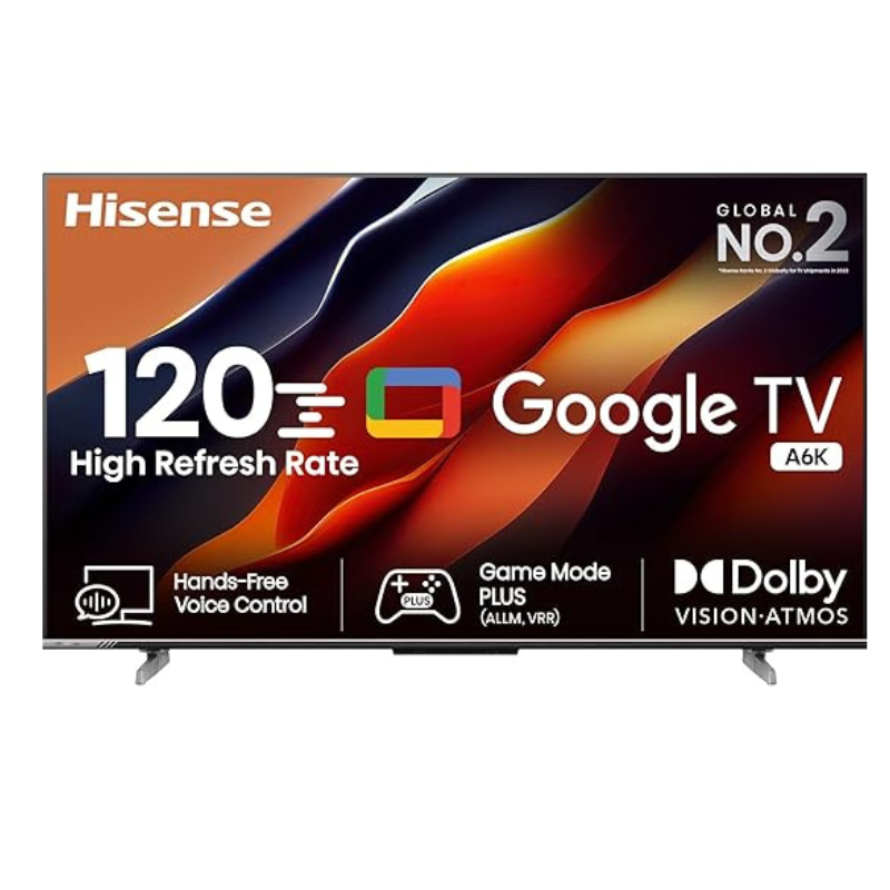 Hisense 108 cm (43 inches) Bezelless Series 4K Ultra HD Smart LED TV 43A6K _1 Hisense 108 cm (43 inches) Bezelless Series 4K Ultra HD Smart LED TV 43A6K