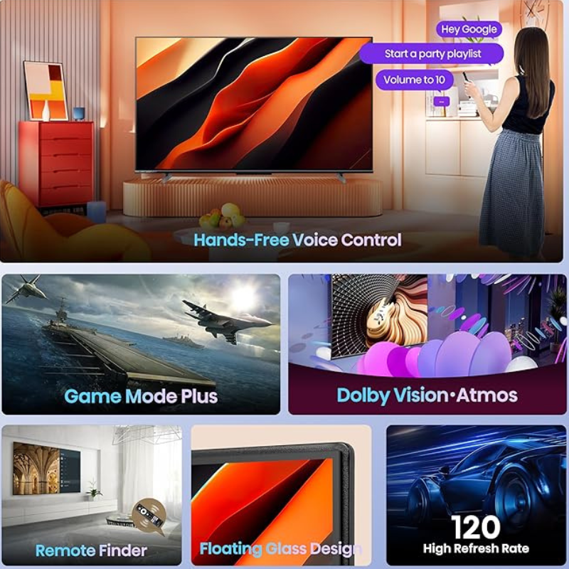 Hisense 108 cm (43 inches) Bezelless Series 4K Ultra HD Smart LED TV 43A6K _3