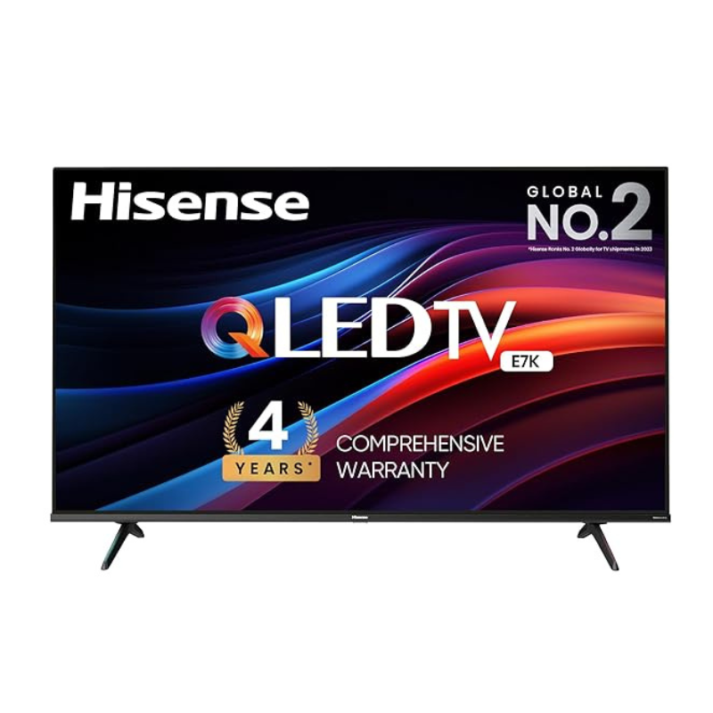 Hisense 139 cm (55 inches) 4K Ultra HD Smart QLED TV 55E7K_1 Hisense 139 cm (55 inches) 4K Ultra HD Smart QLED TV 55E7K