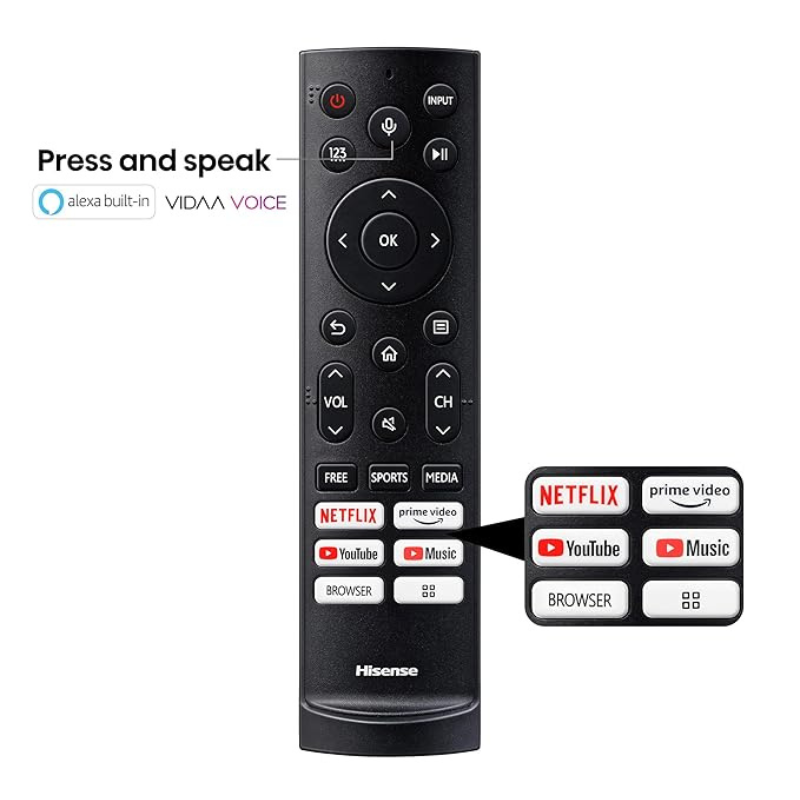 Hisense 139 cm (55 inches) 4K Ultra HD Smart QLED TV 55E7K_4