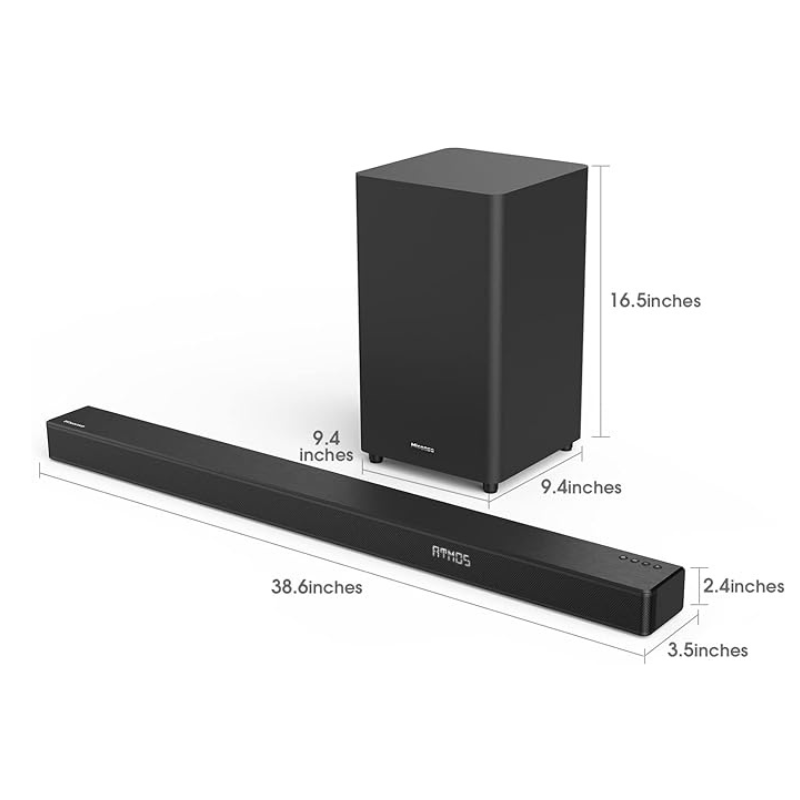 Hisense HS312 3.1ch Sound Bar with Wireless Subwoofer