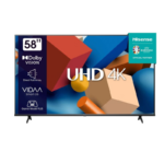 Hisense 4K Ultra HD Smart LED TV 55″ – 58A6H/K