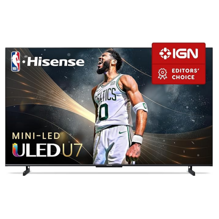 Hisense 55-Inch Class U7 Series Mini-LED ULED 4K UHD Google Smart TV (55U7K)