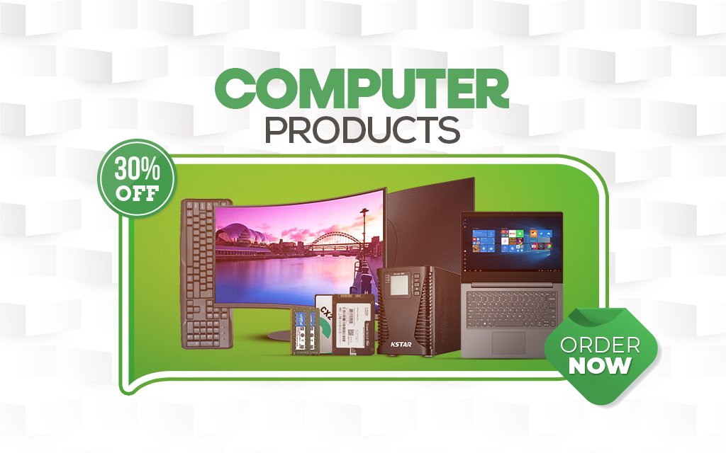 Computer Products Tab Banner